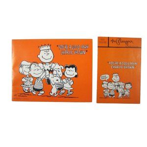 You're Good Man Charlie Brown 1967 Program Playgoer Lot 2 Peanuts Alan Kimmel